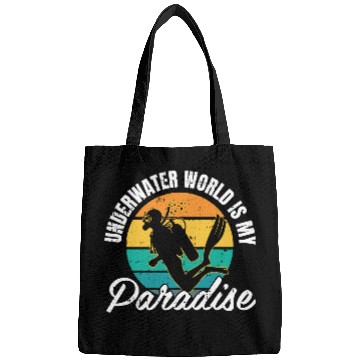 Discover Underwater World Is My Paradise Bags