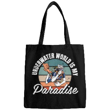 Discover Underwater World Is My Paradise Bags