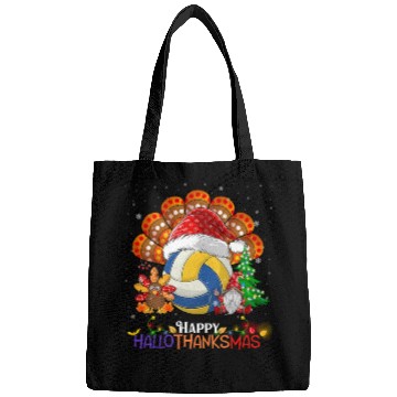 Discover Volleyball Turkey Gnome Happy Hallothanksmas Bags