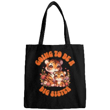 Discover Become A Big Sister Sweet Tiger Bags