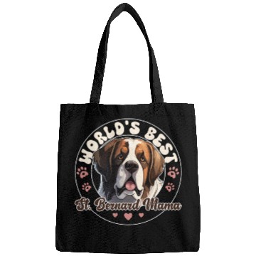 Discover Saint Bernard Groovy St. Bernard Mama Bags