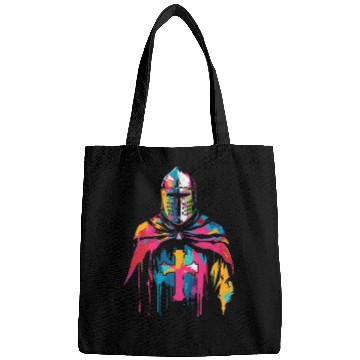 Discover Templar Knights Cross Popart Bags