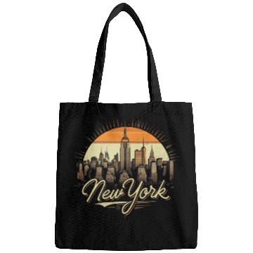Discover New York Skyline - Iconic Cityscape Beauty Bags