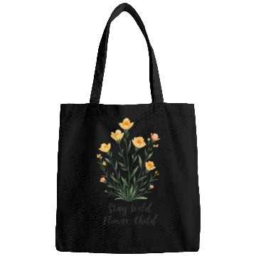 Discover Stay Wild, Flower Child Bags