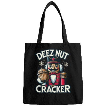 Discover Deez Nut Nutcracker Meme Bags: Funny Christmas