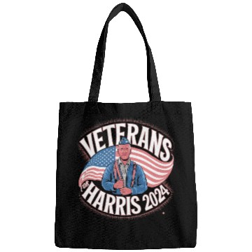 Discover Veterans Stand with Kamala Harris 2024 Bags