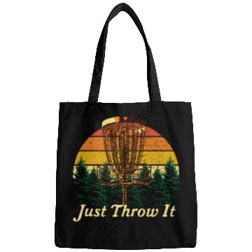 Discover Just Throw It Disc Golf Positive Quotes Golfer Pos Bags
