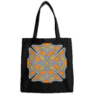 Discover Abstract Geometric Knot Design Bags