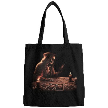 Discover Skeleton looking tarot cards Bags