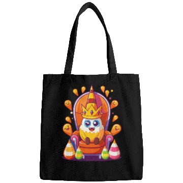 Discover Candy Corn King - Adorable Halloween Royalty Bags