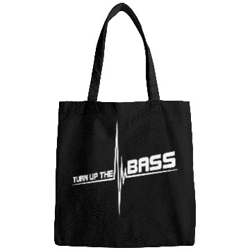 Discover Turn Up The Bass Loud Pulse Heartbeat Frequency DJ Bags