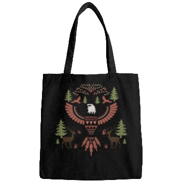 Discover Native American Style Eagle Design Bags