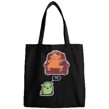 Discover Funny Graphic Bags Capybara Selfie With Ufos Weird