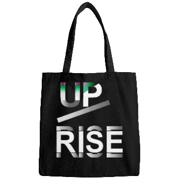 Discover uprise classical typography design Bags