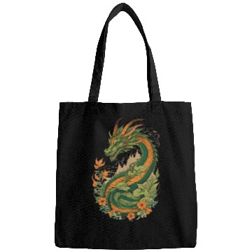 Discover Mystical dragon garden Bags