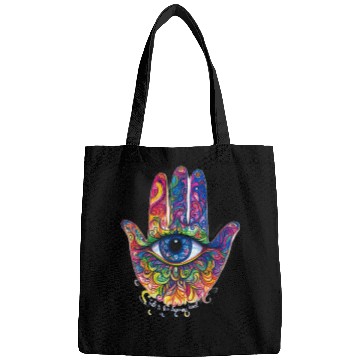 Discover Talk to the hamsa hand Bags