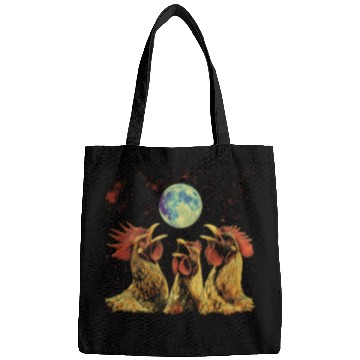 Discover Chicken Farmer Farming Howling Moon Bags
