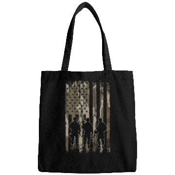Discover Bottomland Camo American Flag Soldiers Bags