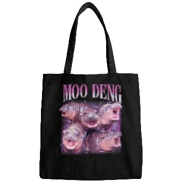 Discover I Love Moo Deng Bootleg I love you Bouncy Pig Bags