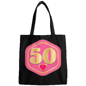 Discover 50th Anniversary - Heart Number Bags