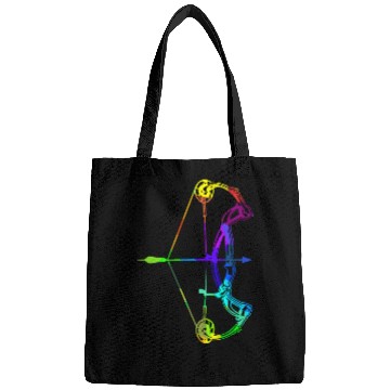 Discover Archery rainbow colors polygon sport Bags