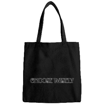 Discover CHOOSE WISELY HAPPY AND SAD DESIGN UNI MOOD Bags