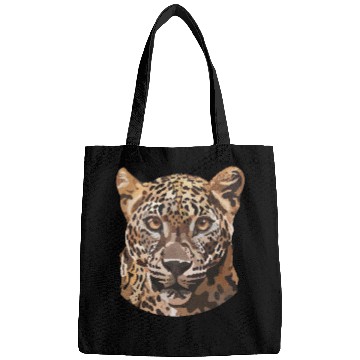 Discover African Leopard poster Bags