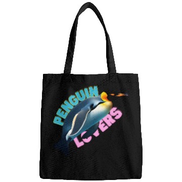 Discover penguin lovers Bags