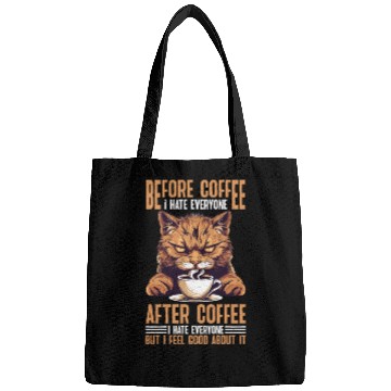 Discover After Coffee I Hate Everyone I Feel Good About It Bags