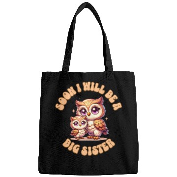Discover Soon I Will Be A Big Sister Sweet Tiger Bags