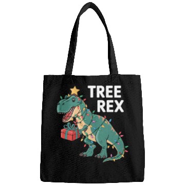 Discover Dinosaur Christmas Tree Rex Pajamas Xmas Lights Bags