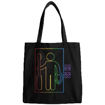 Discover Elevator LGBT Rainbow Repair Inspector Elevator Bags