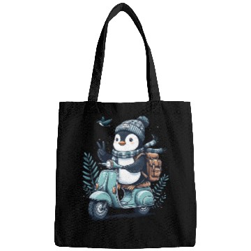 Discover funny penguin , Penguin on a degr , Penguin Lovers Bags
