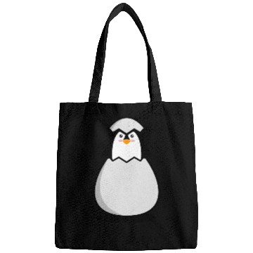 Discover Funny penguin ,Cute Penguin, Penguin logo Bags
