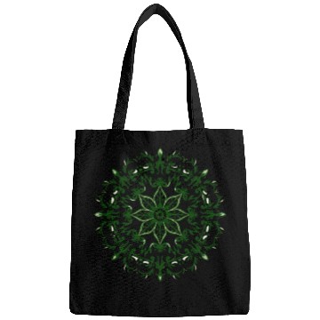 Discover Elegant Green Mandala Design Bags