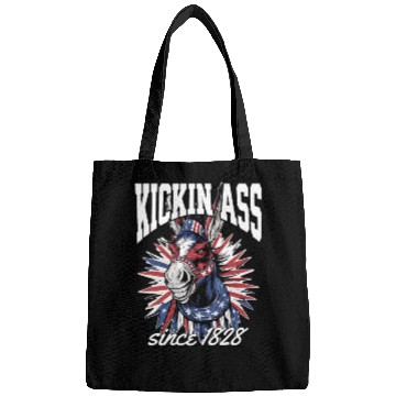Discover Patriotic American Donkey Democrat Bags