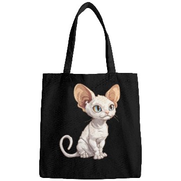Discover Sphynx Cat Cute Funny Cat Lover Bags