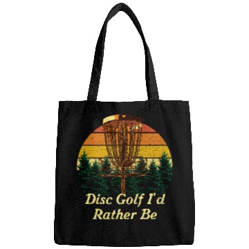 Discover Disc Golf Id Rather Be Sarcastic Golfer Sarcasm Bags