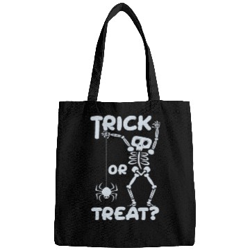 Discover Trick Or Treat Halloween Ghost Funny Skeleton Danc Bags