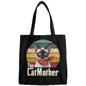 Discover Best Cat Mom Ever Siamese Cat Lover Owner Cat Mama Bags