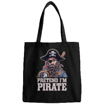 Discover Pretend I'm A Pirate: Quick Halloween Costume for Bags