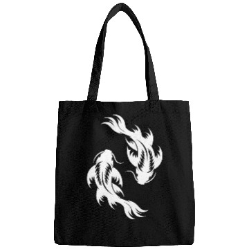 Discover Koi Carp Yoga Circle Style Yin And Yang Bags