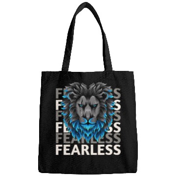 Discover fearless lion design Bags