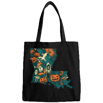 Discover Louisiana USA Halloween Bags
