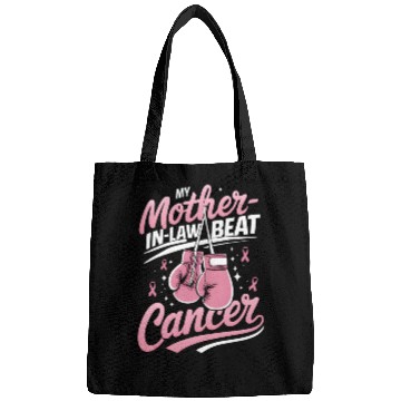 Discover My Mother-In-Law Beat Cancer Breast Cancer Bags