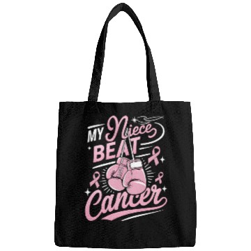 Discover My Niece Beat Cancer Breast Cancer Awareness Bags