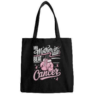 Discover My Mother-In-Law Beat Cancer Breast Cancer Bags