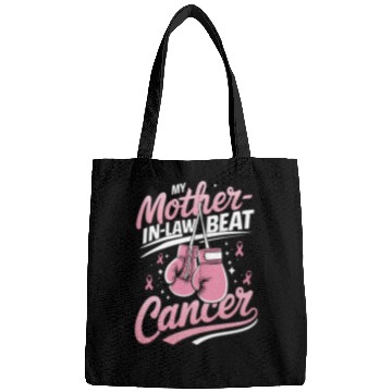 Discover My Mother-In-Law Beat Cancer Breast Cancer Bags