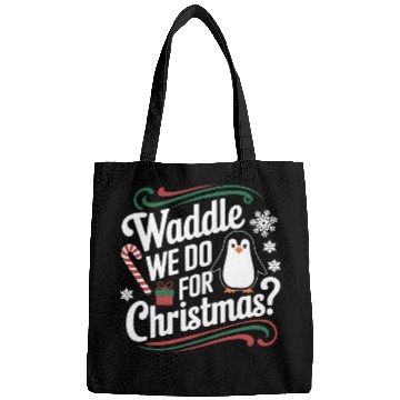 Discover Waddle We Do For Christmas Penguin Christmas Fun Bags