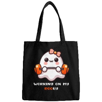 Discover Working On My Booty – Boo-Ty Halloween Gym ghost Bags